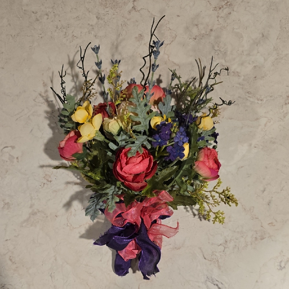 Vibrant Artificial  Floral Bouquet
